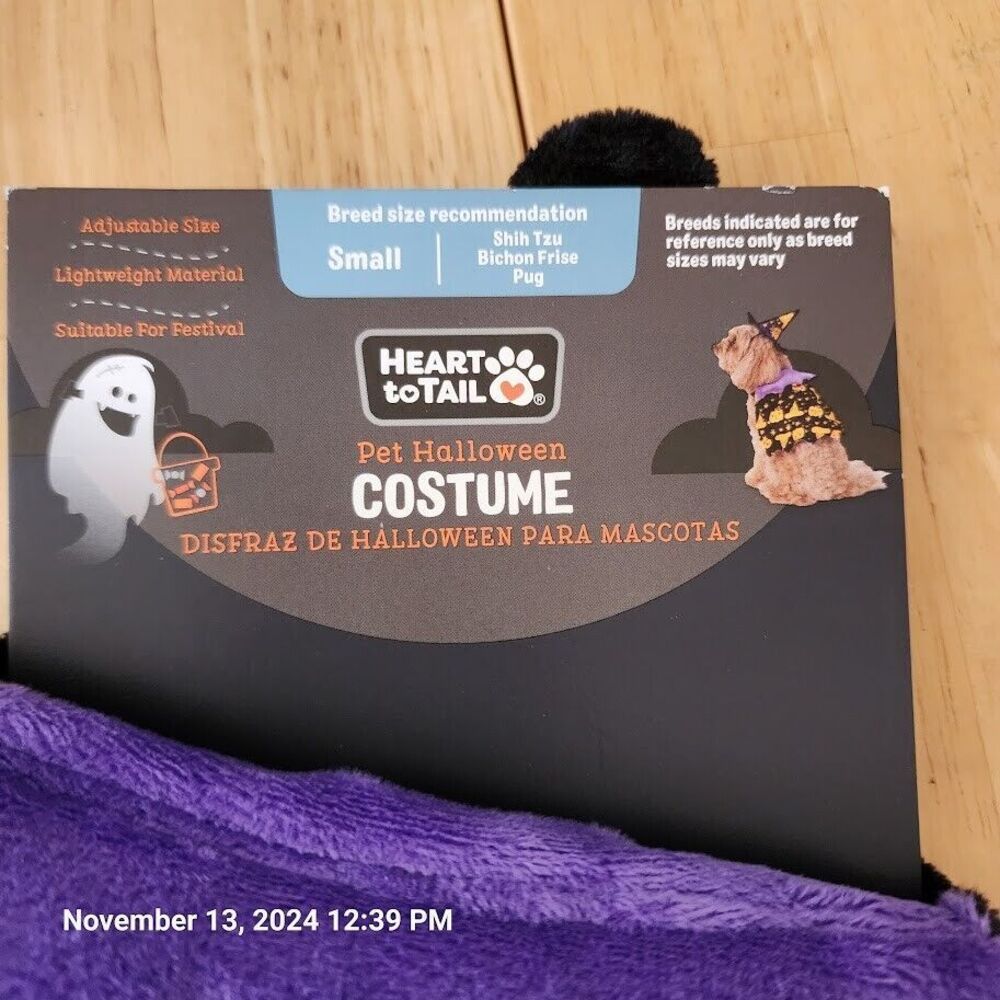 Heart to Tail Halloween Costume Small Dog 3 Large Dog 1 Total in Listing 4 NWT - Picture 6 of 11